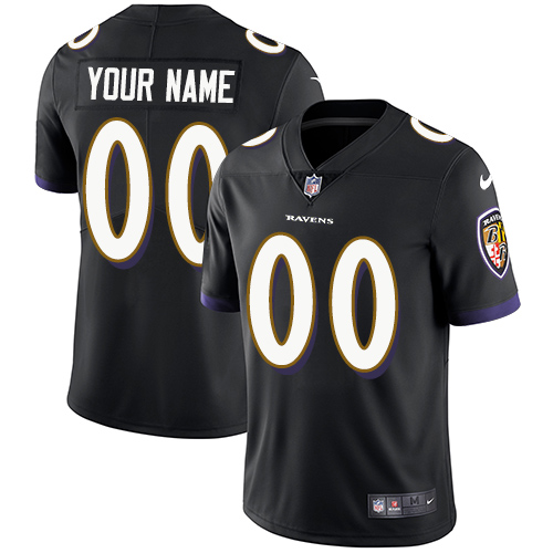 Custom Baltimore Ravens Vapor Untouchable Limited Jersey